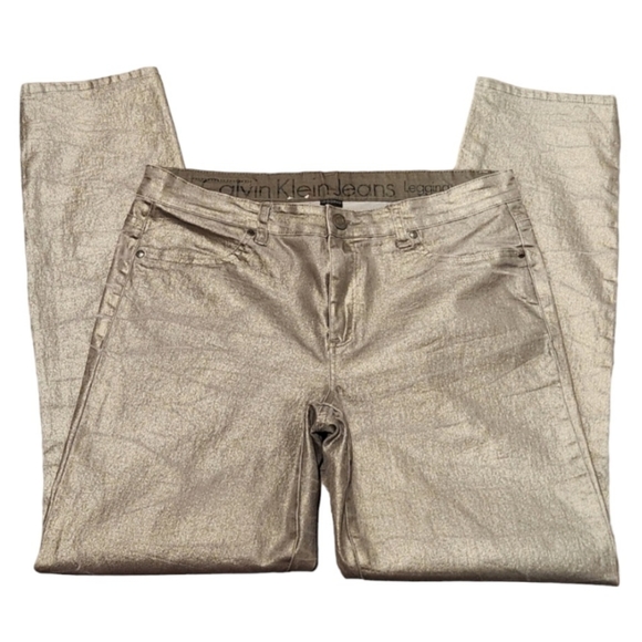 Calvin Klein Silver Jegging Jeans - Picture 3 of 7